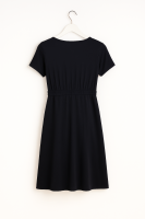 CozymomStyle Ponte Black Knitted Maternity Office Dress
