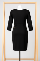 Cozymomstyle Seraphine Black Stretchy Maternity Dress for Office Women