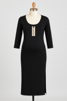 Cozymomstyle The Nines Bodycon Office Midi Dress by