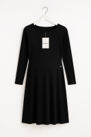 CozymomStyle Ponte Black Knitted Maternity Office Dress