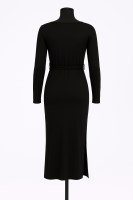 Cozymomstyle BB Dakota Steve Madden Midi Dress Black Tie Waist Maternity  Office Casual