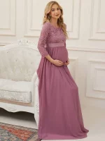 Cozymomstyle Pricilla Sleeved Maternity Evening