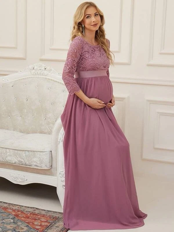 Cozymomstyle Pricilla Sleeved Maternity Evening