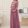 Cozymomstyle Pricilla Sleeved Maternity Evening