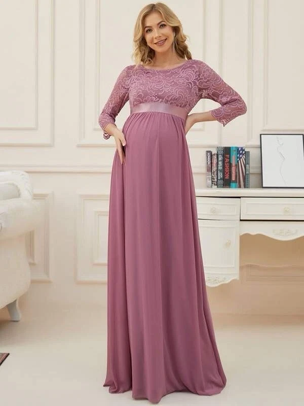 Cozymomstyle Pricilla Sleeved Maternity Evening