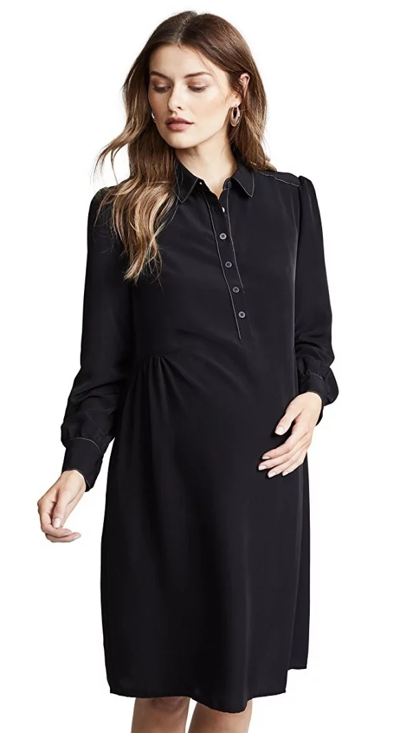 Cozymomstyle Maternity Women’s THE CLARA SHIRTDRESS Black