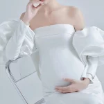 Cozymomstyle Pregnancy Photography Dress Shouldless Maxi Gowns Dress