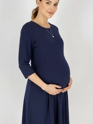 Cozymomstyle Amanda Uprichard Navy Maternity Work Office Dress