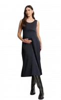 Cozymomstyle Navy Knit Cardigan 2 In 1 Nursing Maternity Dress