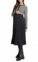 Cozymomstyle Navy Knit Cardigan 2 In 1 Nursing Maternity Dress