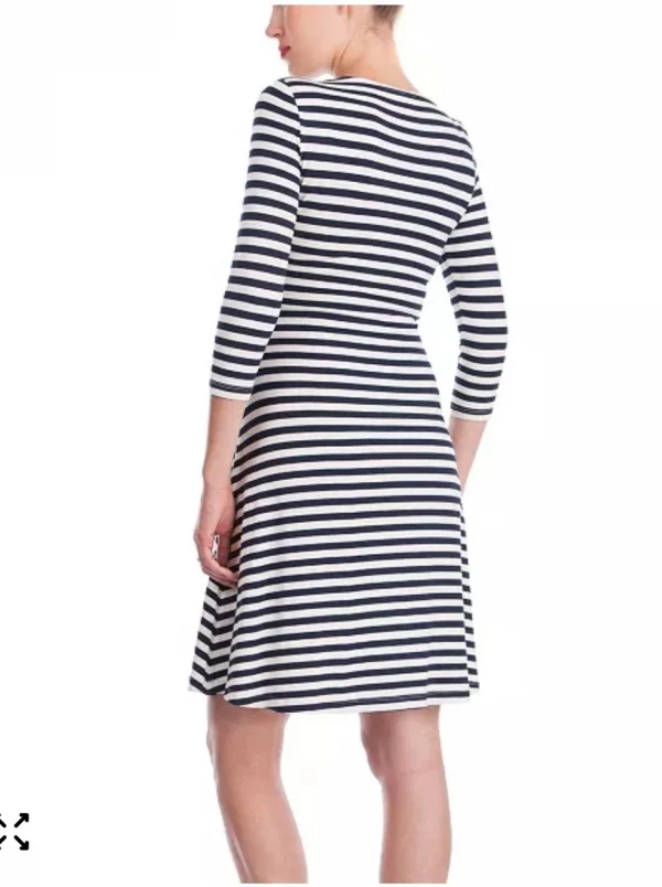 Cozymomstyle Women's Striped Maternity Nursing Dress