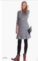 Cozymomstyle Women's Striped Maternity Nursing Dress