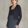 Cozymomstyle Navy Knit Cardigan 2 In 1 Nursing Maternity Dress