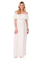 Cozymomstyle Off-Shoulder Maxi Maternity Dress