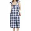 Cozymomstyle Women’s THE ALEXIA DRESS Blueberry Cotton