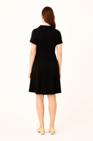 Cozymomstyle Knee-length dress for pregnant women, wool blend material, suitable for office