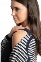 Cozymomstyle Navy Knit Cardigan 2 In 1 Nursing Maternity Dress