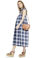 Cozymomstyle Women’s THE ALEXIA DRESS Blueberry Cotton