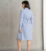 Cozymomstyle Ariadne Cotton & Lyocell Maternity Nursing Stripe Dress