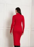 Cozymomstyle New Red Knit Jumper 2 In 1 Nursing Maternity Dress