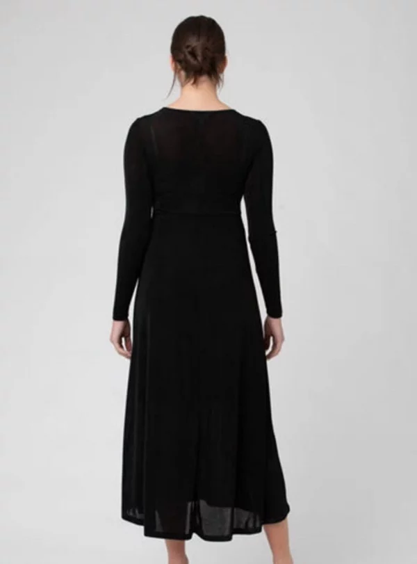 Cozymomstyle Women's Portia Nursing Midi Dress V-Neckline