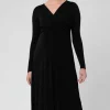 Cozymomstyle Women's Portia Nursing Midi Dress V-Neckline