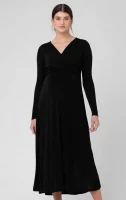 Cozymomstyle Women's Portia Nursing Midi Dress V-Neckline