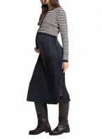 Cozymomstyle Navy Knit Cardigan 2 In 1 Nursing Maternity Dress